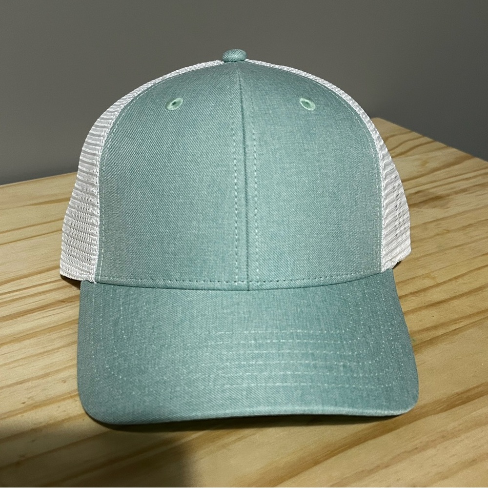 Mint and White Baseball Cap - New